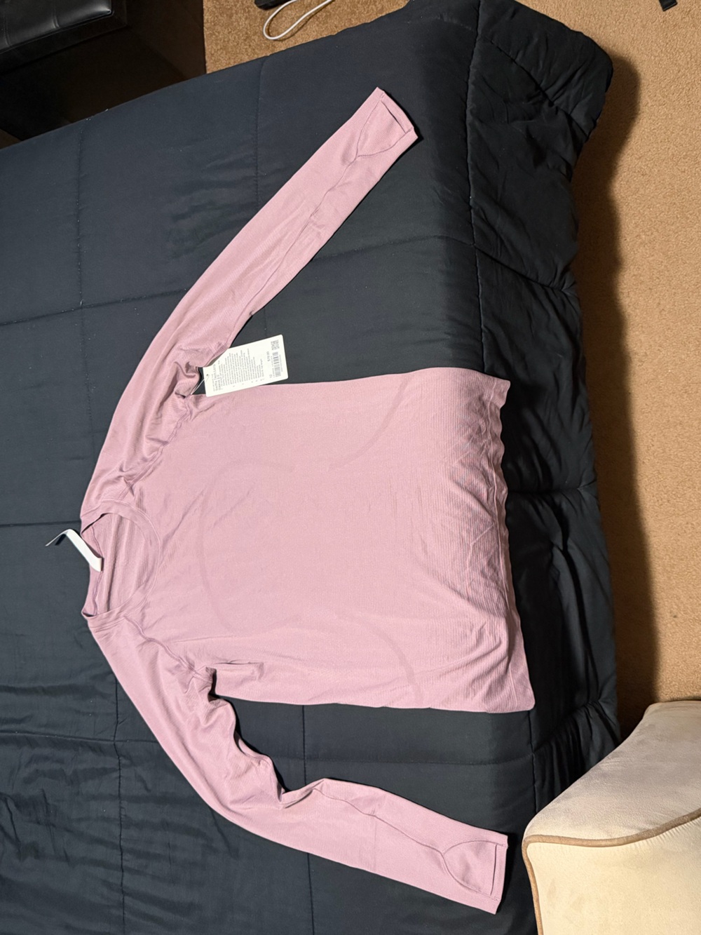 lululemon athletica Long-Sleeve Tee in Dusty Rose